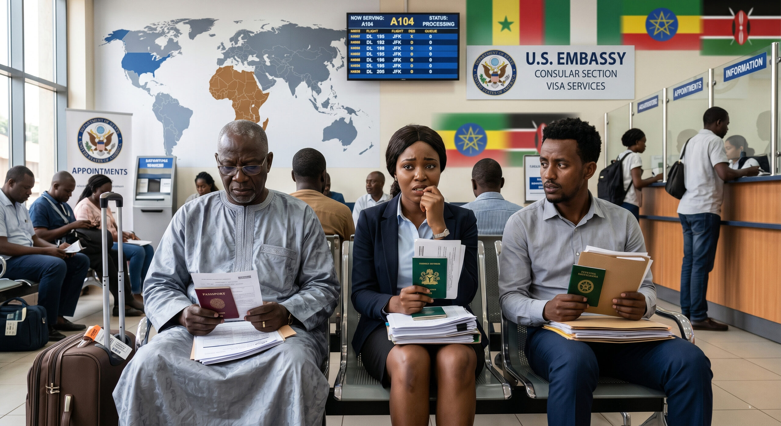 Top African Countries With High U.S. Visa Refusals in 2025