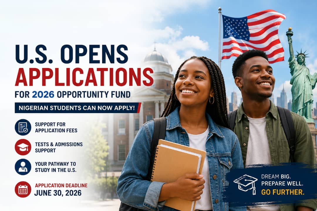 U.S. Mission Opens Applications for 2026 EducationUSA Opportunity Fund Program for Nigerian Students