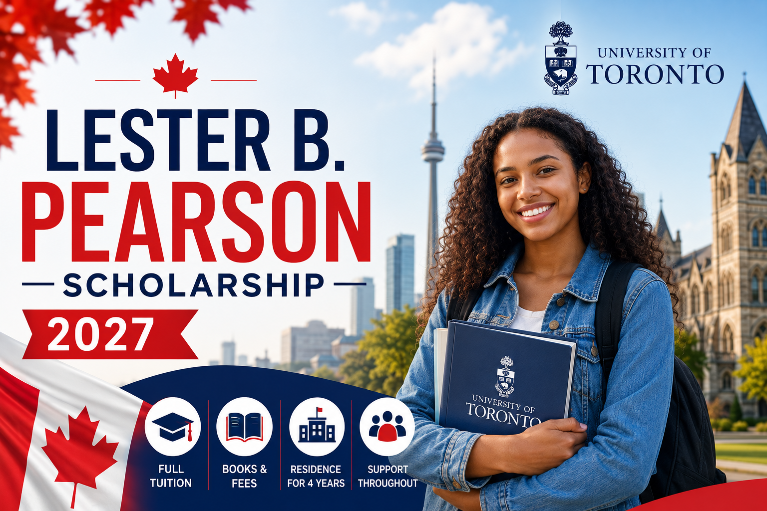 Lester B. Pearson Scholarship 2027: Fully Funded Study in Canada