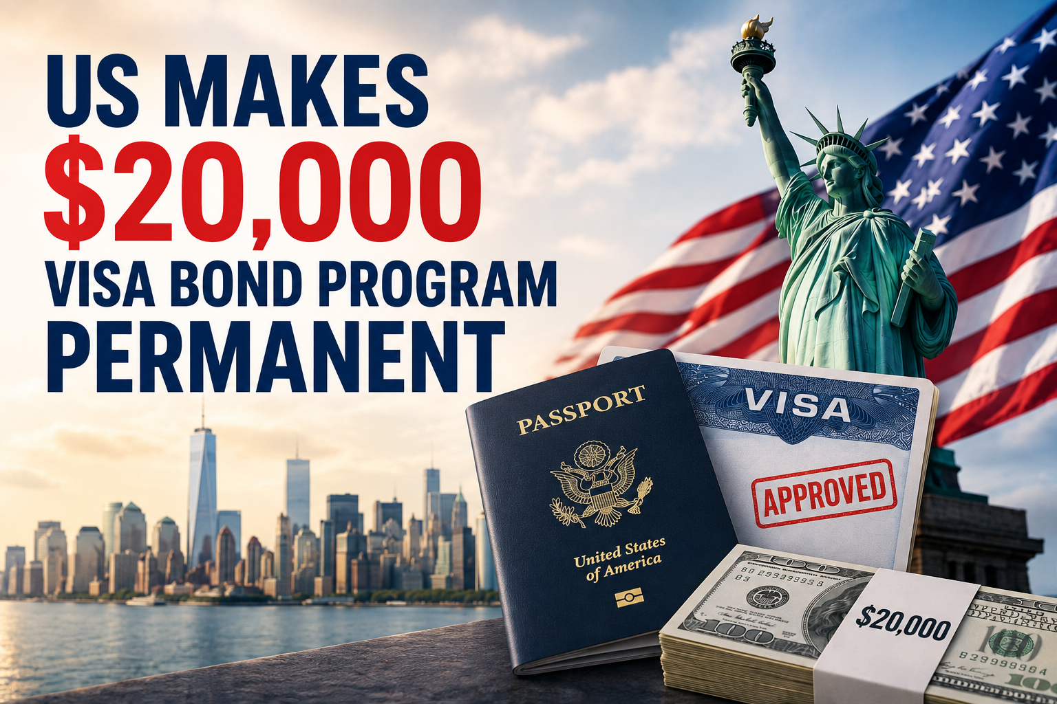 US Makes $20,000 Visa Bond Program Permanent